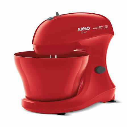 Batidora Arno Chef Red 400W 5V. Capacidad 5LTS