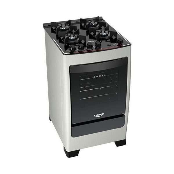 Cocina A Gas Dako Supreme Glass 4 Hornallas